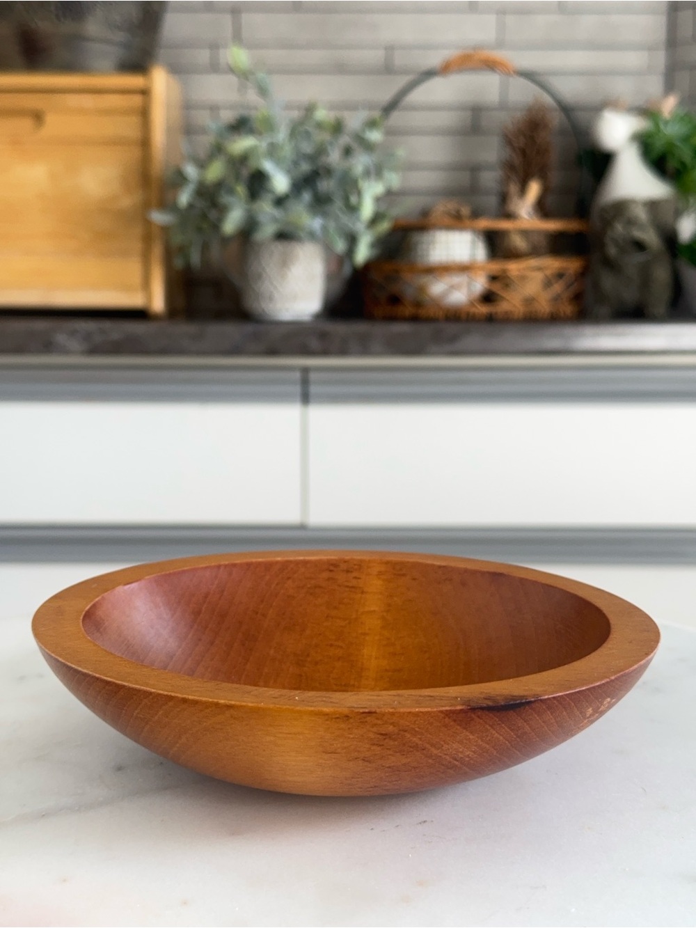BARIBOCRAFT Canada Vintage Turned Wood Bowl #4